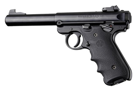 110150 Hogue Ruger MKIV Rubber Grip — Black