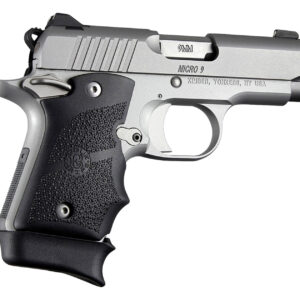 Hogue Rubber Grip for Kimber Micro 9 — Cobblestone Black