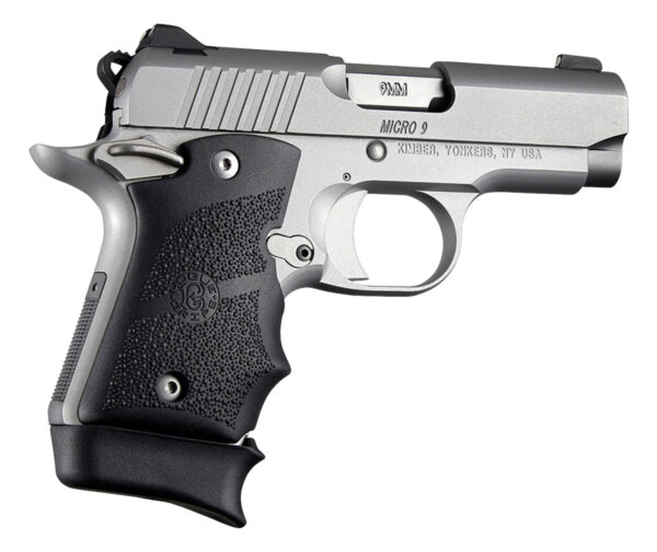 110151 Hogue Rubber Grip for Kimber Micro 9 — Cobblestone Black