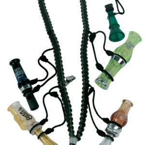 Primos Waterfowler’s 5-Call Lanyard, Black Nylon