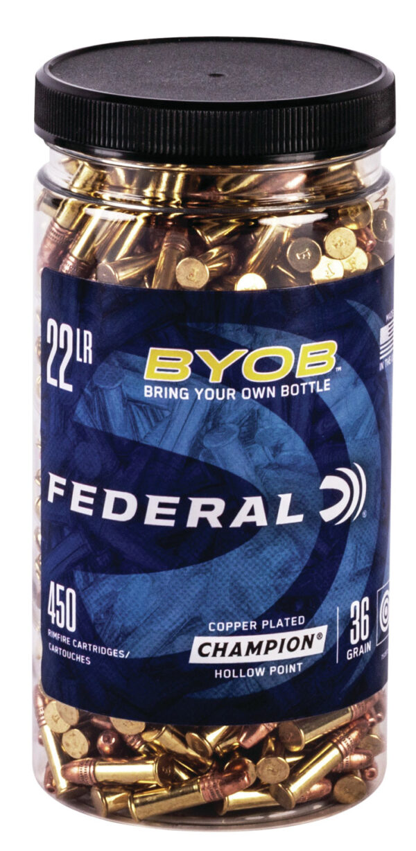 110403 Federal BYOB 22 LR 36gr CPHP 450rd Bottle