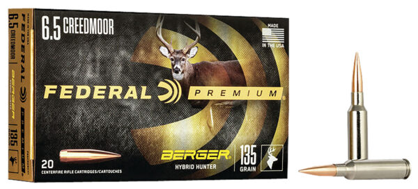 110442 Federal Berger Hybrid Hunter 6.5 Creedmoor 135 gr 20rd