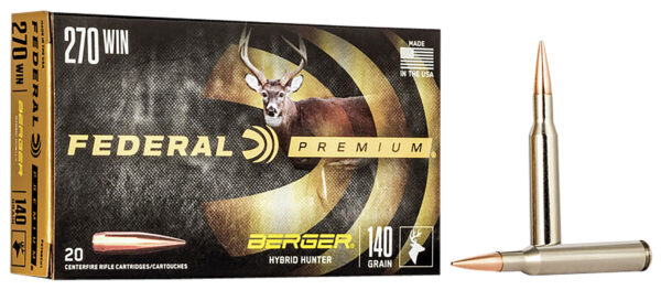 Federal 270 Win 140gr Berger Hybrid Hunter 20rd