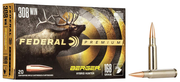 Federal Berger Hybrid Hunter .308 Win 168 gr 20rd