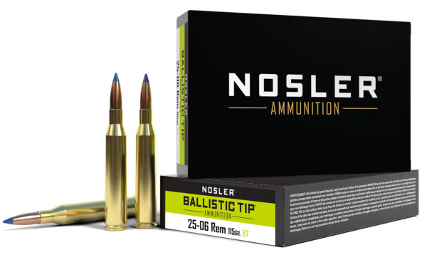 Nosler Ballistic Tip .25-06 Rem 115 gr 20rd
