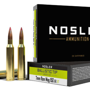 Nosler Ballistic Tip 7mm Rem Mag 150 gr BTSP – 20 Rounds