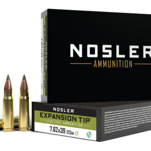 Nosler E-Tip 7.62x39mm 123 gr Boat Tail 20/Box