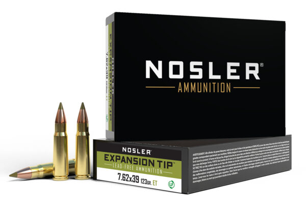 110673 Nosler E-Tip 7.62x39mm 123 gr Boat Tail 20/Box
