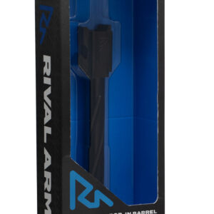 111260 Rival Arms RA20G102A Precision 9mm Luger Compatible w/Glock 17 Gen3-4, 4.49″ Fluted Threaded Black PVD Stainless Steel