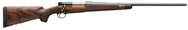 Winchester Repeating Arms 535239229 Model 70 Super Grade 264 Win Mag Caliber with 3+1 Capacity, 26″ Barrel, High Polished Blued Metal Finish & AAA French Walnut Stock Right Hand (Full Size)
