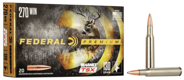 11176 Federal Premium P270L 270 Win 130 gr Barnes TSX