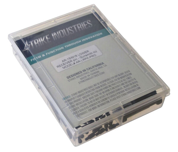 111817 Strike Industries AR-15 Lower Receiver Pin Kit, Mil-Spec Black