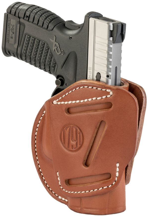 1791 Gunleather 3-Way Holster Size 04 Classic Brown Leather