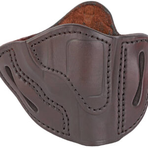 1791 Gunleather RVH1SBRR RVH1  OWB Size 01 Signature Brown Leather Belt Slide Fits S&W J Frame/Ruger LCR/S&W 38 Belt Up to 1.75″ Wide Right Hand
