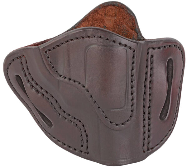 1791 Gunleather RVH1SBRR RVH1  OWB Size 01 Signature Brown Leather Belt Slide Fits S&W J Frame/Ruger LCR/S&W 38 Belt Up to 1.75″ Wide Right Hand
