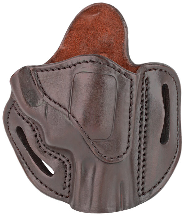 112403 1791 Gunleather RVH2SSBRR RVH2S OWB Size 02S Signature Brown Leather Belt Slide Fits S&W K Frame Right Hand