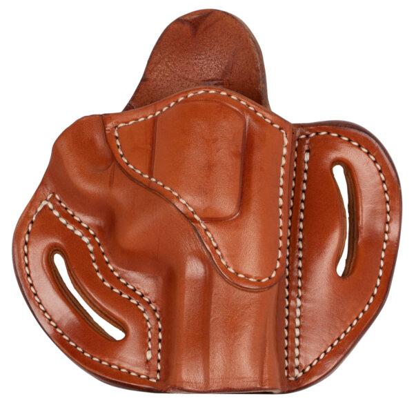 112404 1791 Gunleather RVH2SCBRR RVH2S OWB Size 02S Classic Brown Leather Belt Slide Fits S&W K Frame Right Hand