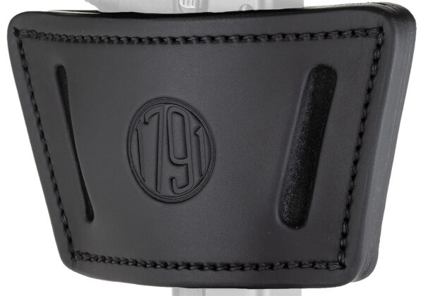 1791 Gunleather UIWXSBLA UIW Max  IWB/OWB Black Leather Belt Clip Fits Most Mid-Large Frame Autos with Rail, Laser & Light Ambidextrous