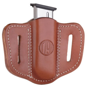 112420 1791 Gunleather MAG1.1 Single Mag Holster, Classic Brown