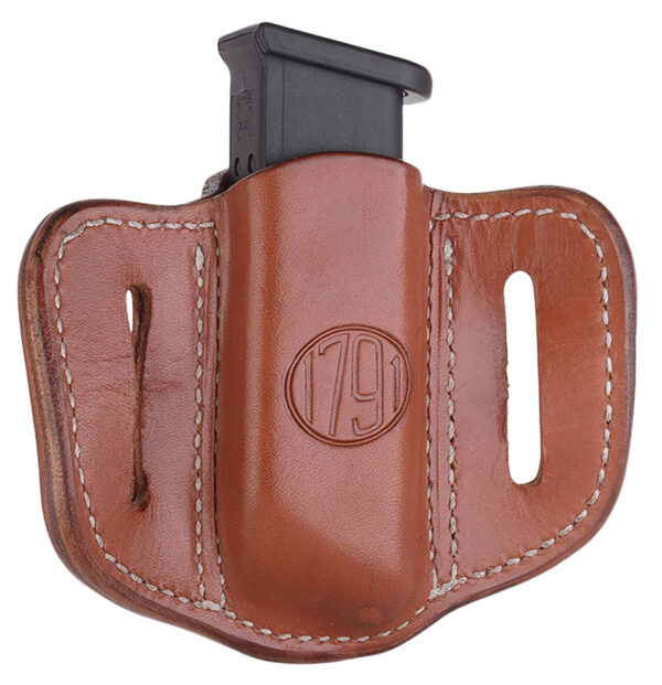 1791 Gunleather MAG1.2 Single Mag Carrier – Brown Leather