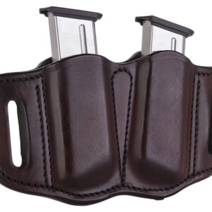 112427 1791 Gunleather MAG2.1 Double Mag Carrier – Brown Leather