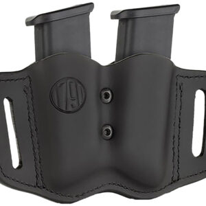 112430 1791 Gunleather MAG-F Double Mag Carrier — Stealth Black