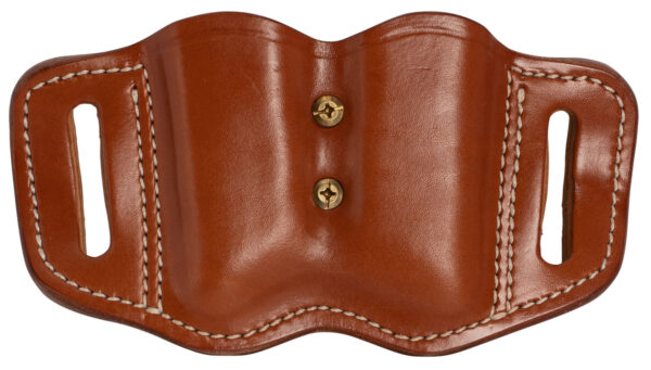 1791 Gunleather MAG-F Double Mag Carrier — Classic Brown