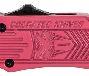 CobraTec CTK-1 2.75″ OTF Drop Point Knife — Pink D2