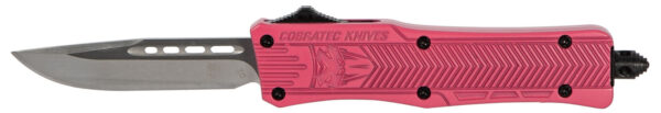 CobraTec CTK-1 2.75″ OTF Drop Point Knife — Pink D2