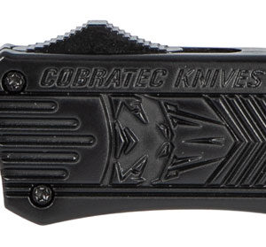 Cobratec CTK-1 Medium OTF Drop Point Knife — 3″ D2