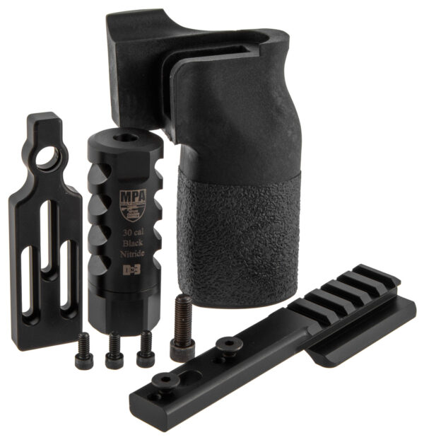 113325 MasterPiece Arms 308PMRACCBUNDLE ACCBundle DN3 Muzzle Brake, Vertical Grip, V4 Spigot Mount & Bag Rider For 308 Win MasterPiece Arms PMR