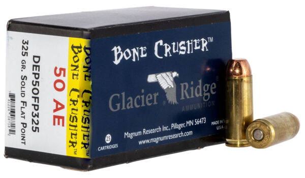 113397 Magnum Research Glacier Ridge Bonecrusher .50 AE 325 gr FP