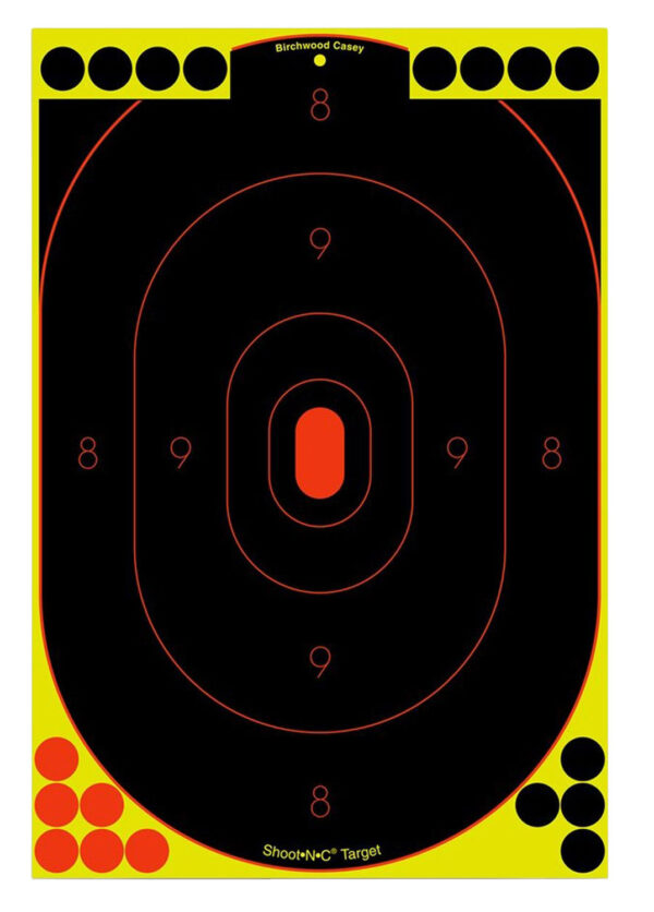 113782 Birchwood Casey Shoot-N-C 12×18 Silhouette Targets, 100 Pack