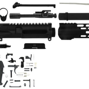 TacFire SSPK300LPK10 AR Build Kit Pistol Sports South Exclusive 300 Blackout AR Pistol Platform Black Parkerized Steel 5/8″x24