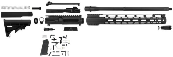 TacFire AR Build Kit 9mm Luger 16-inch Black Nitride