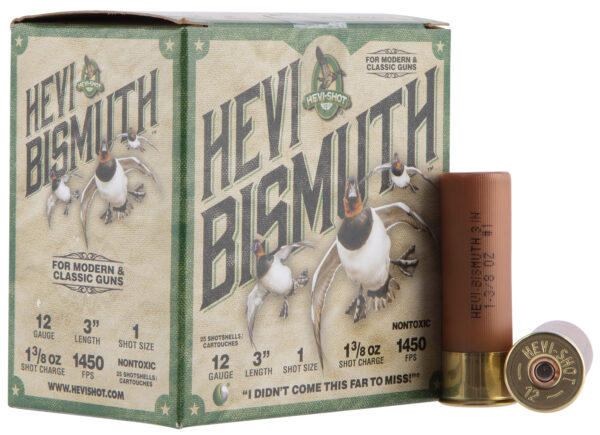HEVI-Shot HEVI-Bismuth 12ga 3-inch 1 3/8oz #1 25/Box