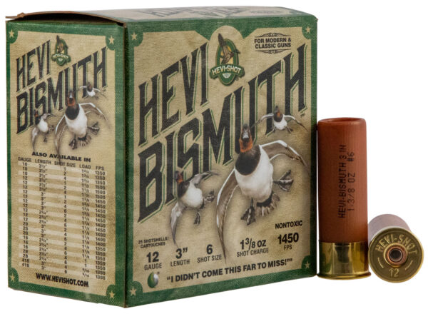 HEVI-Shot HEVI-Bismuth 12ga 3in 1-3/8oz 6 Shot 25rd