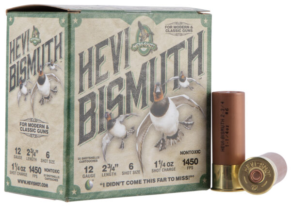 HEVI-Shot HEVI-Bismuth 12ga 2-3/4″ 1-1/4oz #6 25/Box