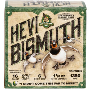 HEVI-SHOT HEVI-Bismuth 16 Ga 2.75in 6 Shot 1 1/8 oz