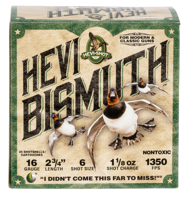 HEVI-SHOT HEVI-Bismuth 16 Ga 2.75in 6 Shot 1 1/8 oz