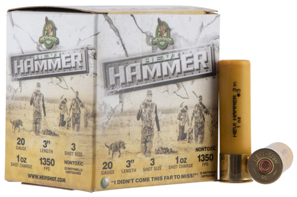 HEVI-Shot HEVI-Hammer 20ga 3in 1oz #3, 25rd