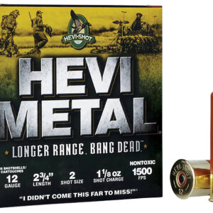 HEVI-METAL HEVI-Shot Longer Range 12ga 2-3/4 in 1 1/8 oz #2 25ct