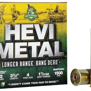 HEVI-Metal Longer Range 12 Gauge 3.50″ #4 25/ct