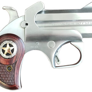 Bond Arms Rustic Defender 3″ Derringer, Stainless, Rosewood