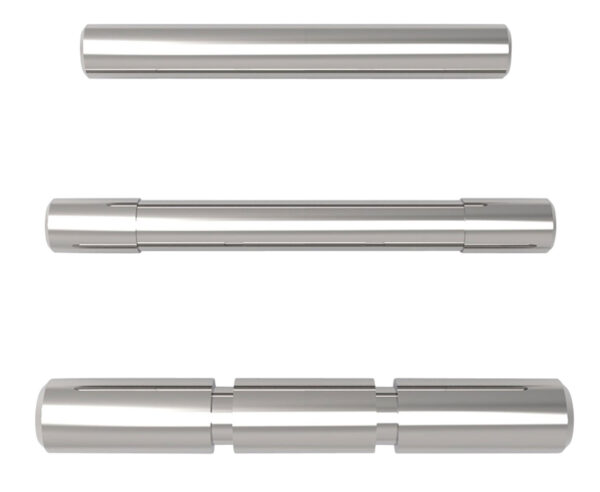 114916 Cross Armory CRGPSSV 3-Pin Set — Glock Gen1-3 Silver
