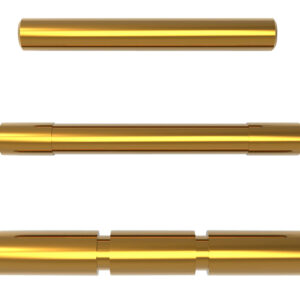 Cross Armory CRGPSGD 3 Pin Set – Glock Gen1-3 Gold Steel