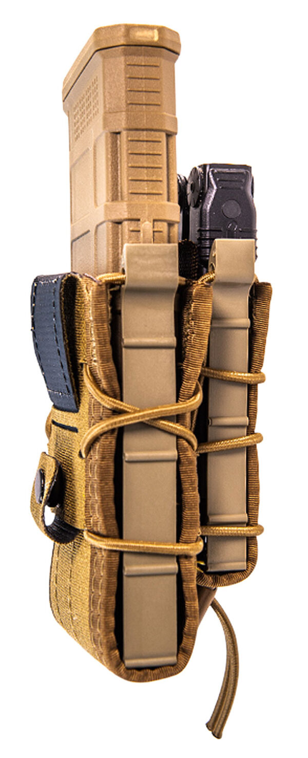 115530 HIGH SPEED GEAR TACO Double Decker Mag Pouch, Coyote Brown
