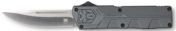 115609 CobraTec LW Grey 3.25″ OTF Drop Point D2 Blade