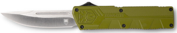 115613 Cobratec Lightweight OTF Drop Point — 3.25in, OD Green
