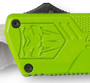 CobraTec ZBGCTLWDNS 3.25in OTF Drop Point D2 Blade, Zombie Green